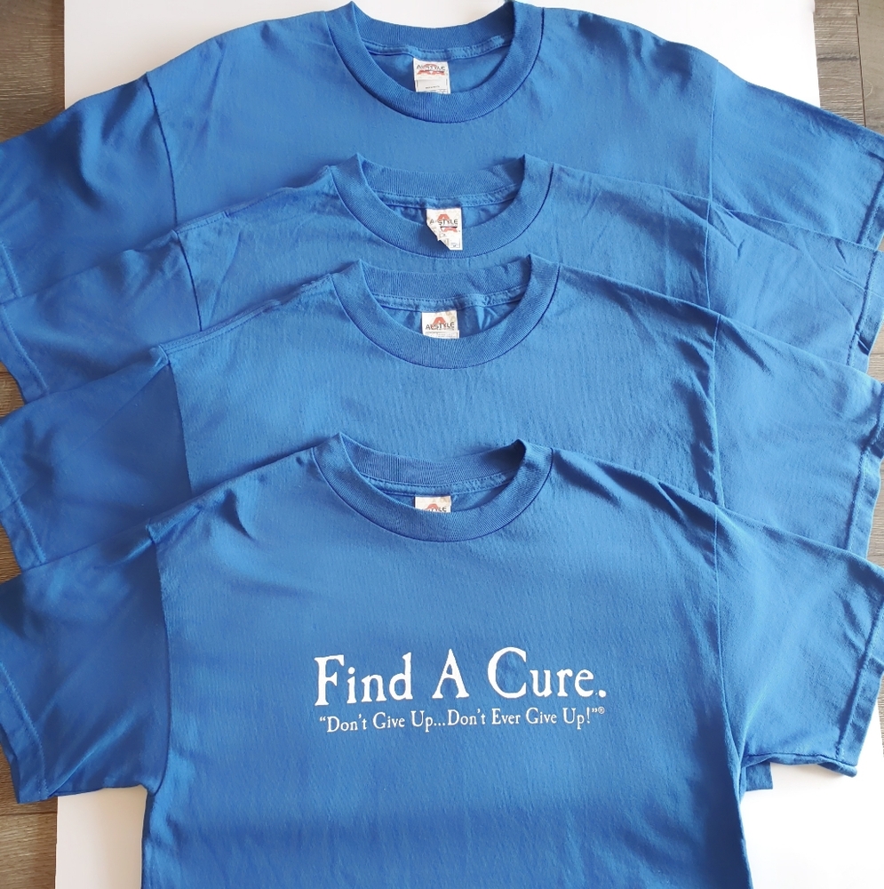 NWOT4 Bundles of Find a Cure Tees Unisex